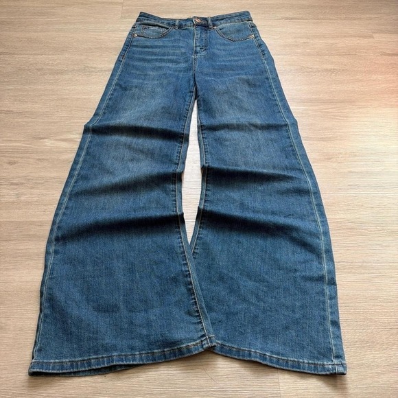 American Vintage Denim - 27x30 Blue Flared Bootcut Jeans Y2K 2000s Grunge Massive Leg Opening